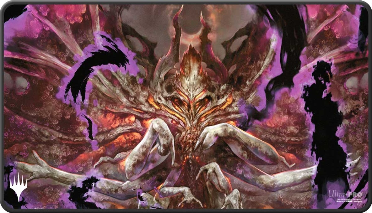 Ultra Pro Duskmourn Damnation Black Stitched Playmat image 0